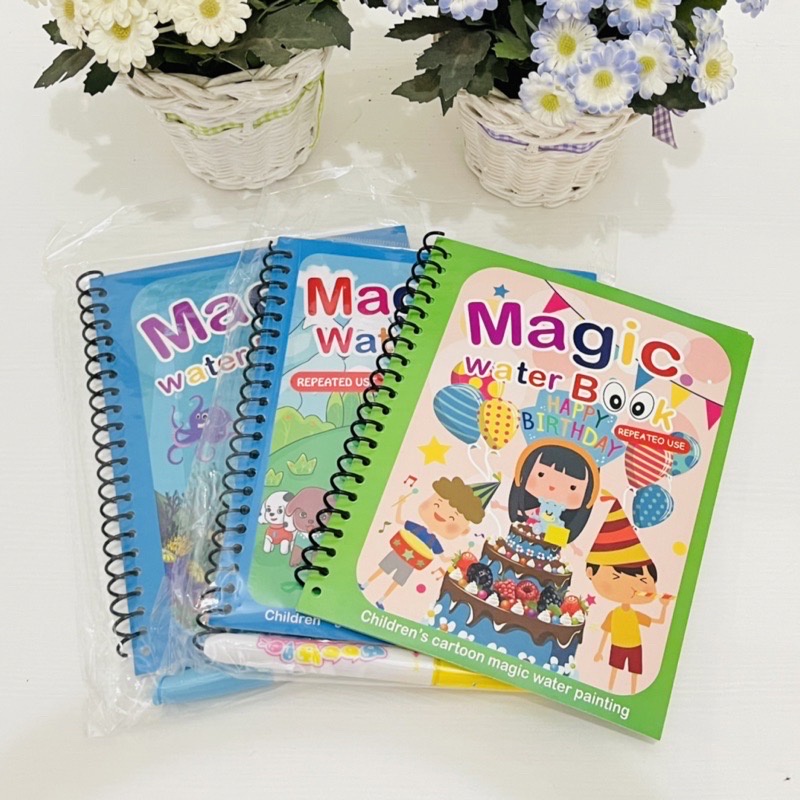 

Magic Water Book Buku mewarnai dengan air