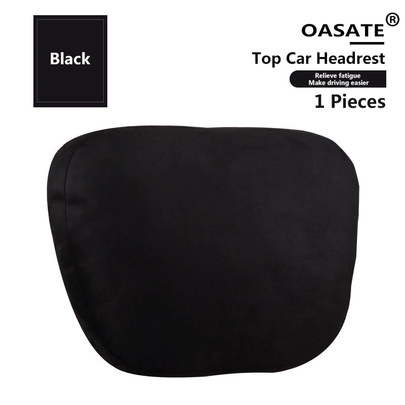 SDi Oasate Bantal Leher Kursi Mobil Ergonomis Neck Pillow Headrest M5 Black By Pro