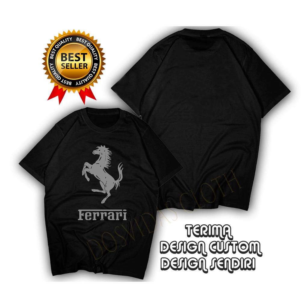 Import Quality MURAH BAJU Kaos FERRARI keren