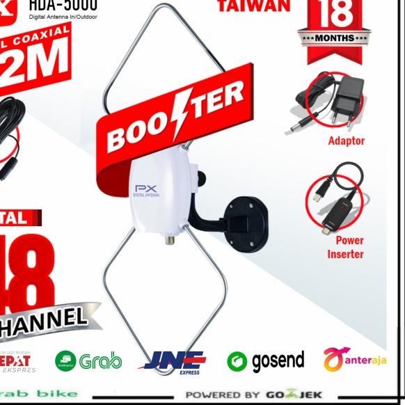 PX HDA5000 - INDOOR OUTDOOR ANTENA TV DIGITAL INDOOR OUTDOOR HDA 5000