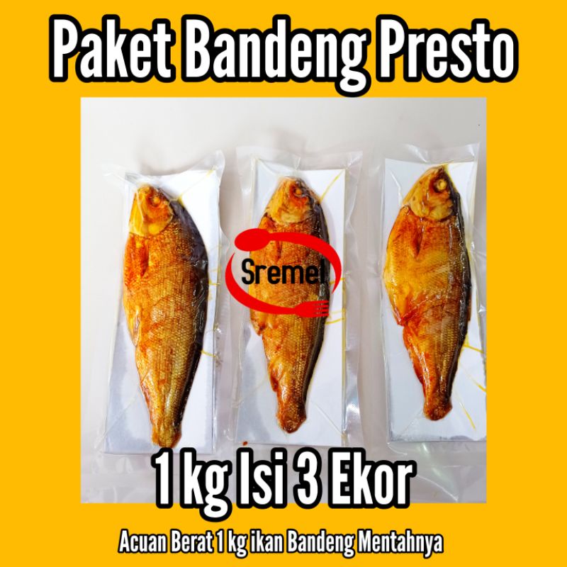 Paket Bandeng Presto 1 Kg Isi 3 Ekor