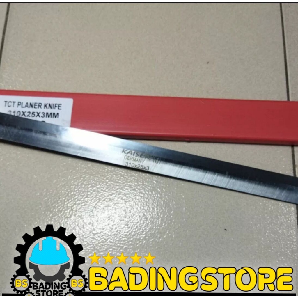 Mata Pisau Planer TCT 310 X 25 X 3 mm KAISER TCT PLANER KNIFE 310X25X3MM Mata Pisau Serut Duduk tct 