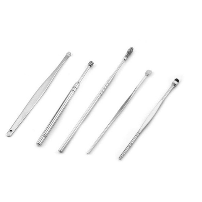 5pcs/set Alat Pembersih Korek Kuping Telinga-3
