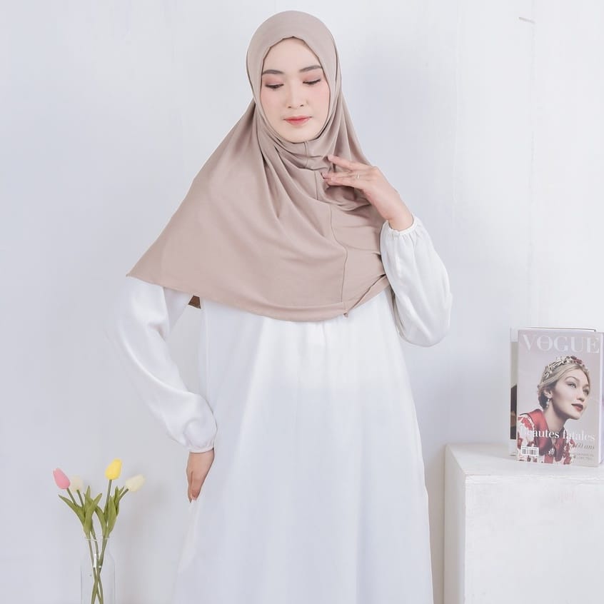 KERUDUNG INSTAN BERGO SPORT SYRIA L HIJAB INSTAN MALAY JERSEY NON PET TERMURAH NAYLA HIJAB