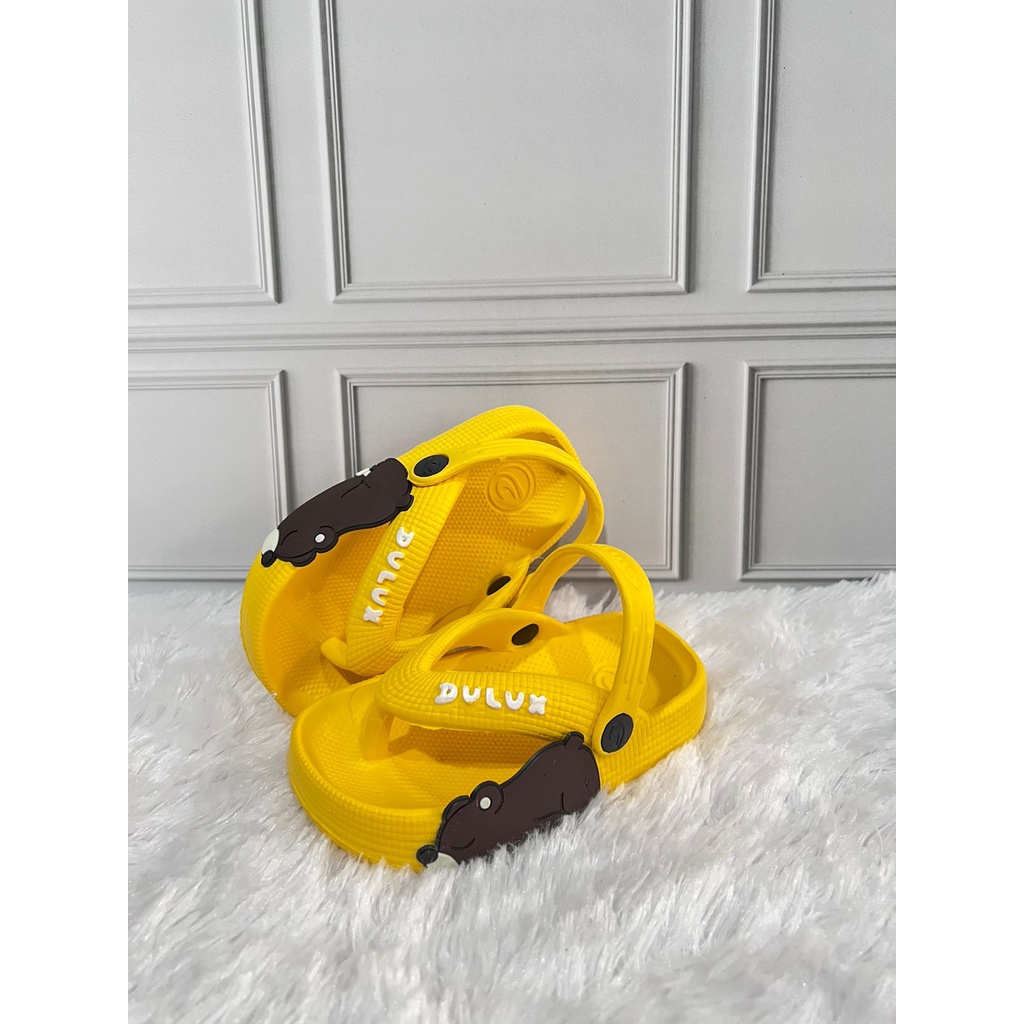 PROMO 3.3 PUNCAK Dulux 510 Sandal Anak Perempuan Cewek Karakter Bebek / Sandal Jepit Bayi &amp; Balita Merek Dulux Ukuran 20-29