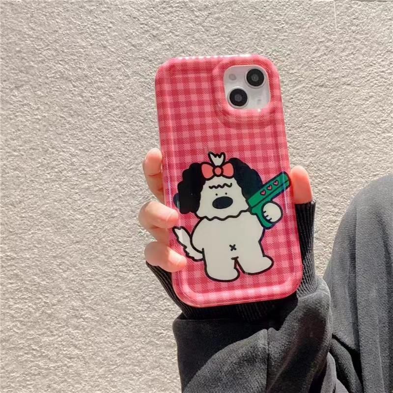 Soft Case TPU Silikon Transparan Motif Anjing Lucu Untuk IPhone 14 12 13 11 Pro XR X XS Max 8 7 6S Plus