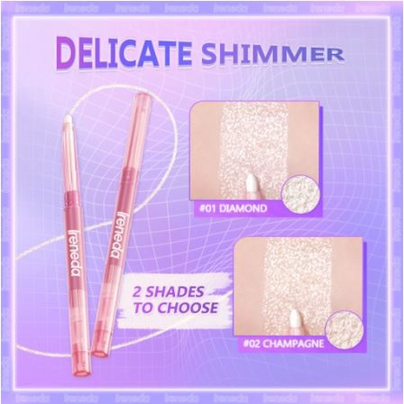 Ireneda Shimmer Creamy Eyeshadow Stick Eyeshadow Glitter Eyeshadow Shimmer