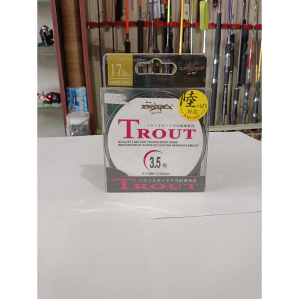 Senar Pancing Blood Trout