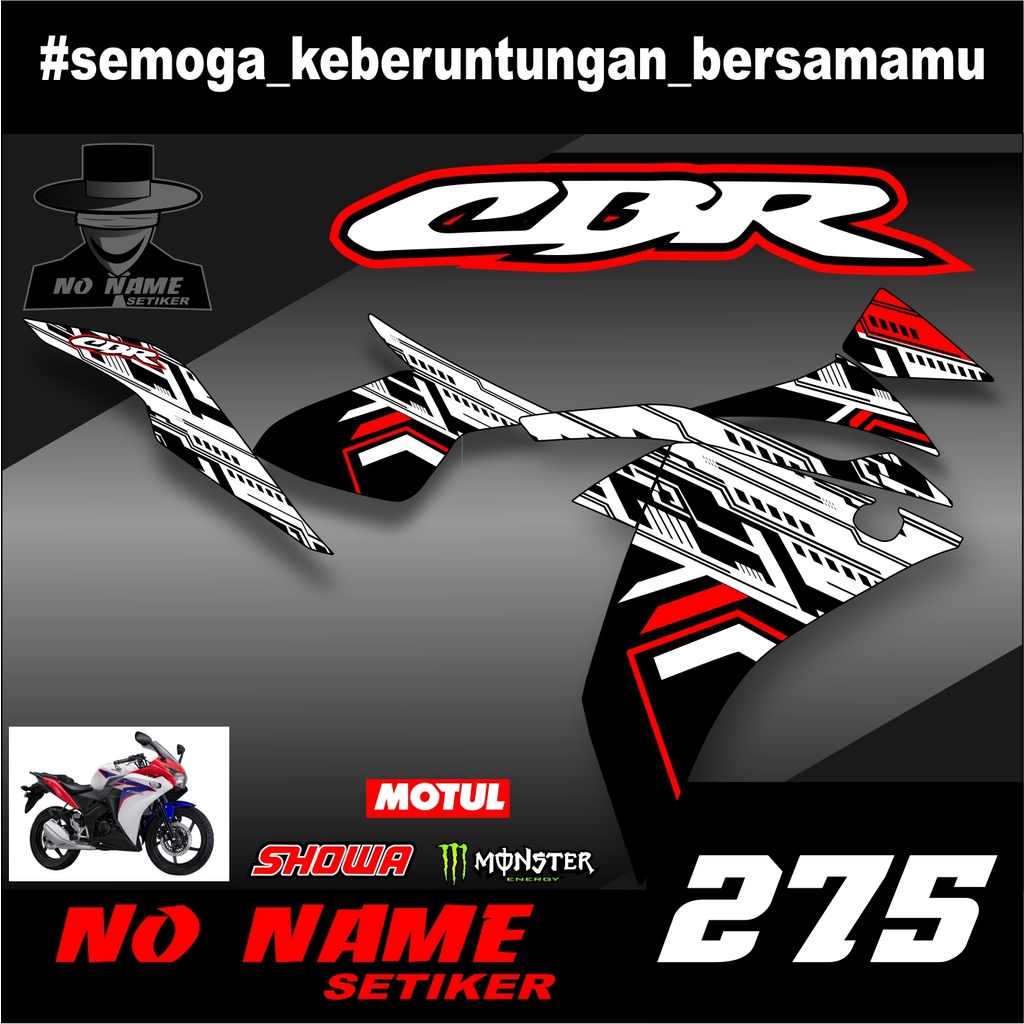 Sticker Striping Variasi New CBR 150 Tahun 2011 (275) - Striping Motor New CBR 150