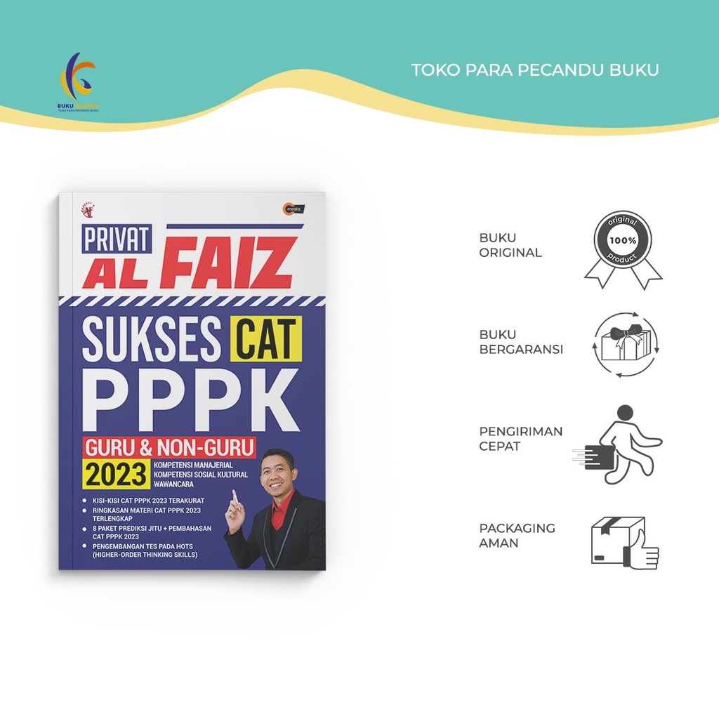 Buku Referensi - Privat Al Faiz Sukses CAT PPPK Guru & Non Guru 2023 - CMedia - Bukukaluku