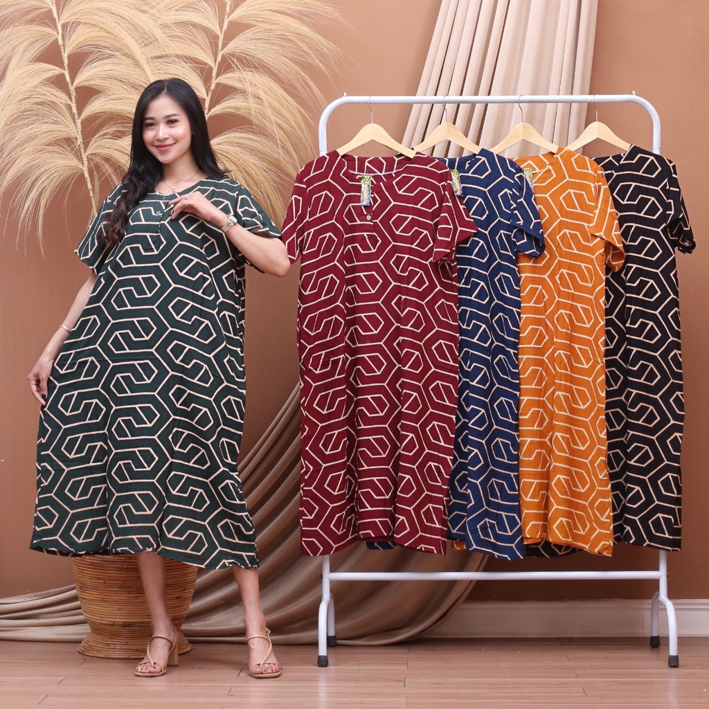 Daster Garis Kotak (DJK) / Daster Jumbo / Daster Kekinian / Daster Viral