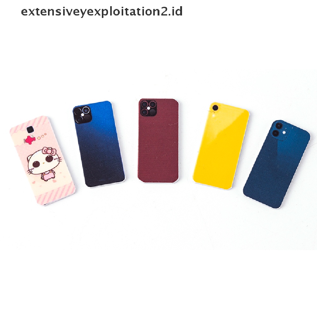 Mainan Miniatur Handphone Skala 1: 12 Untuk Dekorasi Rumah Boneka