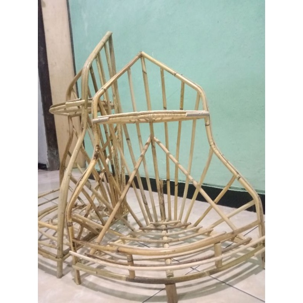 Keranjang Rotan// parcel lebaran model 2 Susun