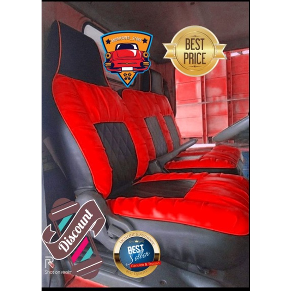 sarung jok mobil truk canter 125ps / cover jok mobil Mitsubishi canter / vareasi sarung jok mobil tr