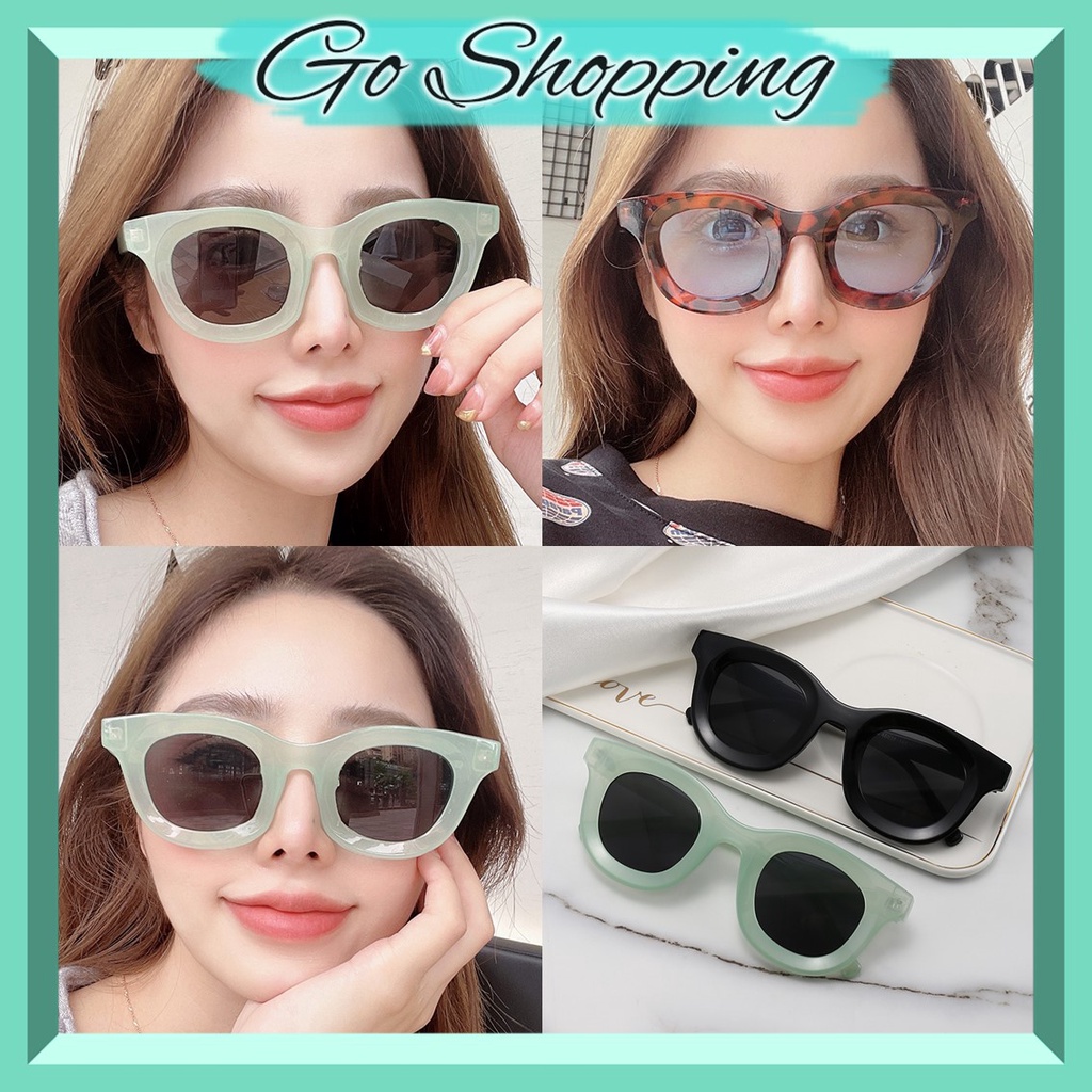 GO! KC914 Kacamata Unisex Fashion Anti Radiasi Bingkai Persegi Kaca Mata High Quality Sunglasses Murah Import