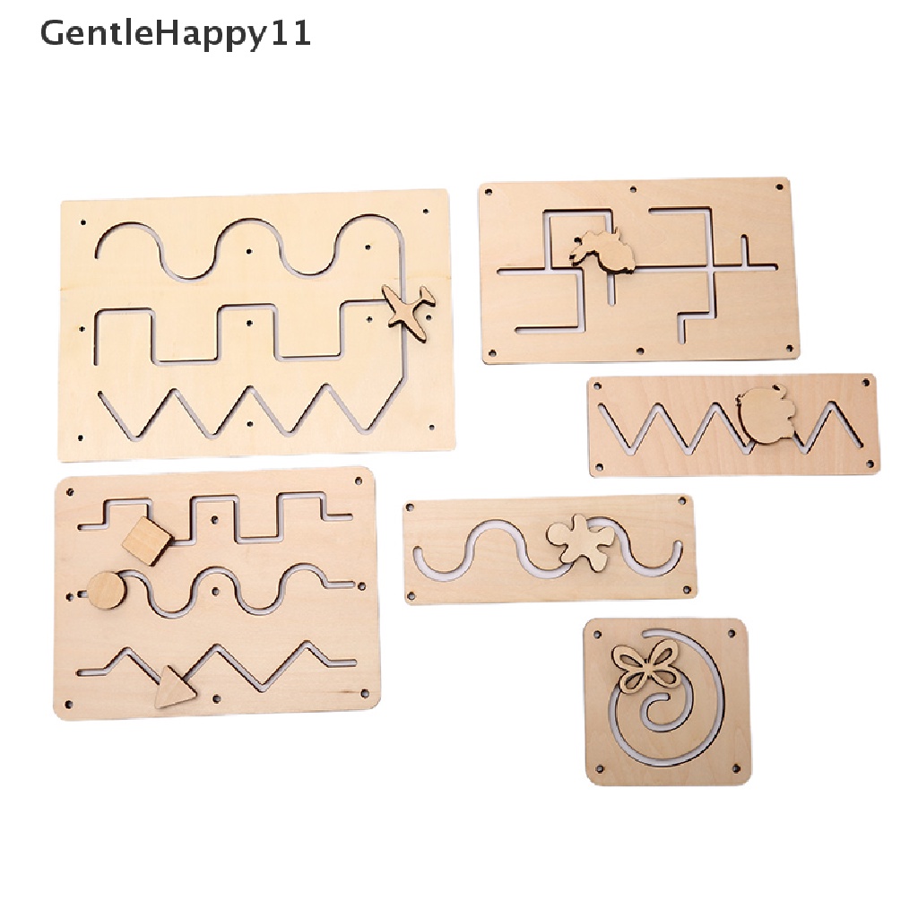 GentleHappy Busy Board DIY Track Toys Baby Montessori Sensory Activity Board Accessories id