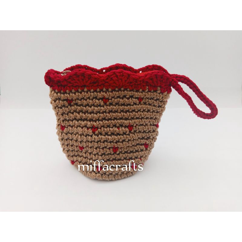 Dompet Koin Rajut Handmade