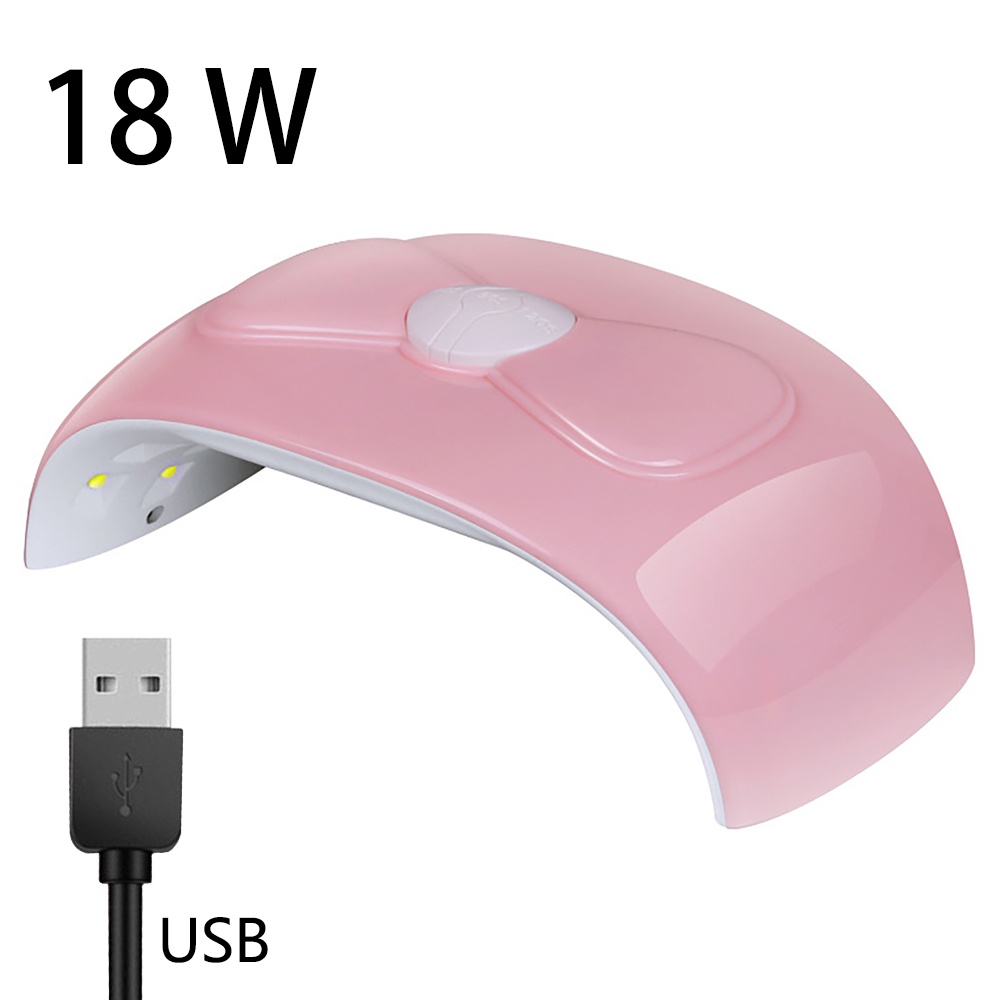 Pengering Kutek Gel Lampu 18W Ultraviolet UV LED Nail Dryer SUN Mini Nail Lamp Pengering Cat Kuku Kutek Alat Kecantikan Garansi Satu Bulan