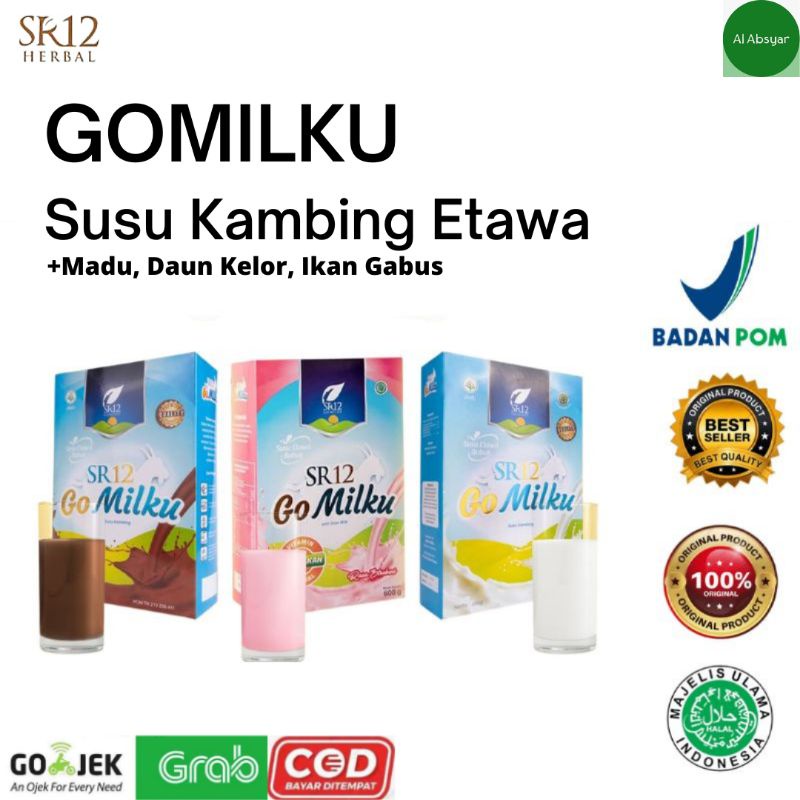 

Susu Gomilku SR12 Susu Kambing Etawa 200 dan 600 Gram Kemasan Sachet Original Susu Kambing BEST SELLER Susu Kambing Murni Halal BPOM Meningkatkan Kesehatan Imun Tubuh Melancarkan Asi Memperbaiki Sistem Pernafasan Susu Kambing Organik Murah