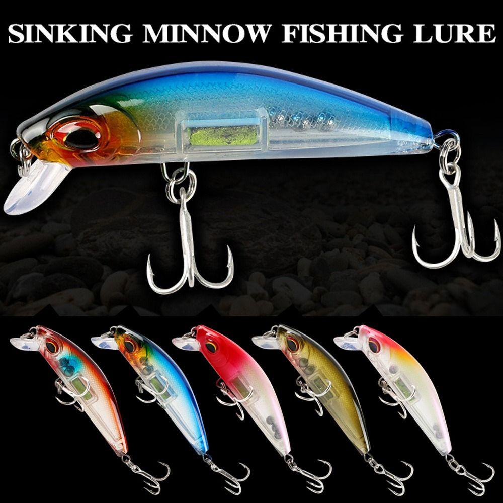 Chookyy Umpan Ikan Kecil 3D Mata Belang bass Wobbler Tackle Minnow Lures