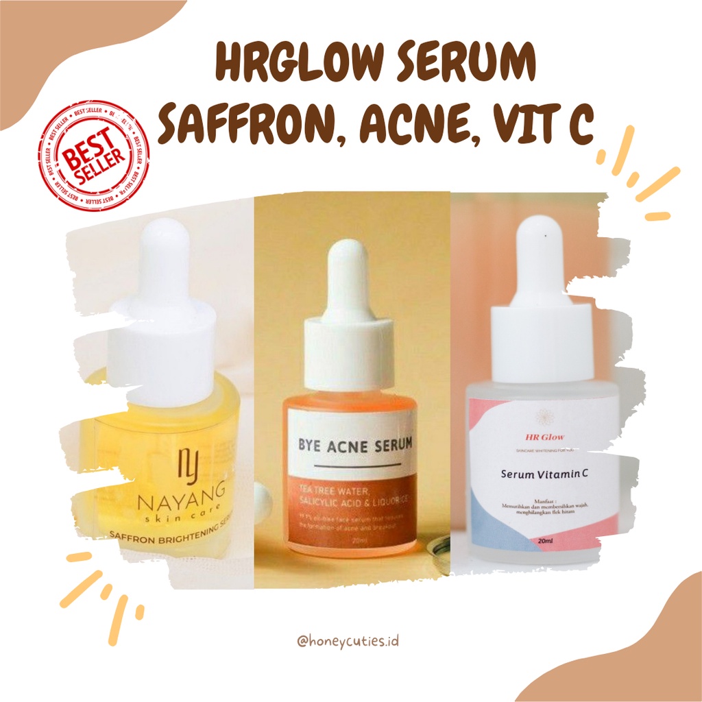 SERUM  HIGH VIT C - ACNE - GLOWING SAFFRON HR GLOW