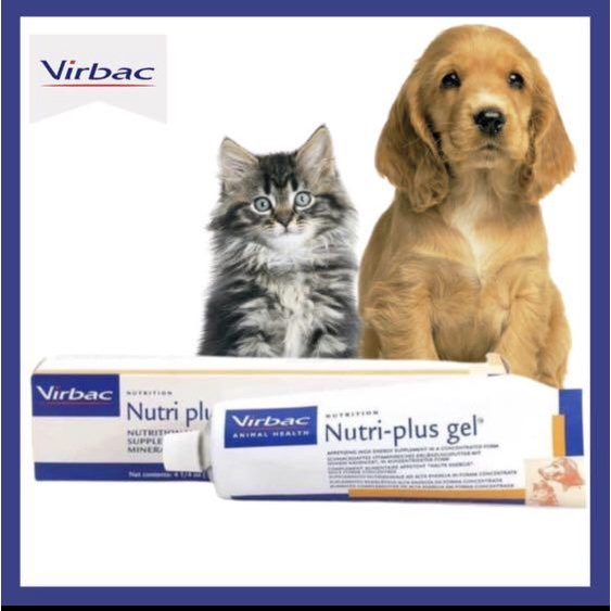 Virbac Nutri Plus Gel 120.5gr Original Vitamin / Suplemen Kucing Anjing
