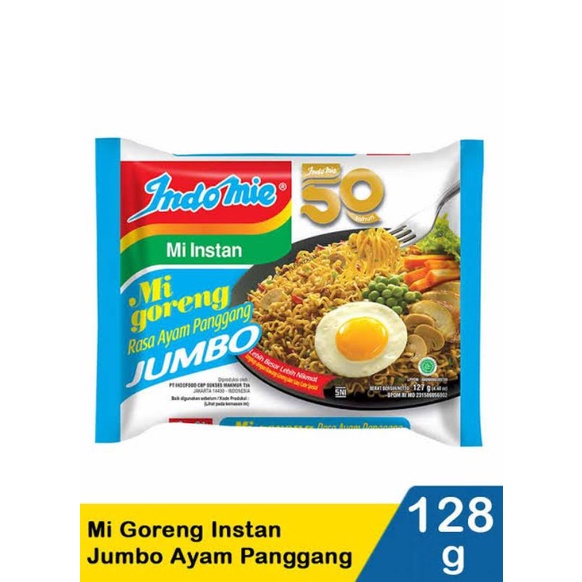 

INDOMIE GORENG JUMBO RASA AYAM PANGGANG INDOMIE INDOFOOD