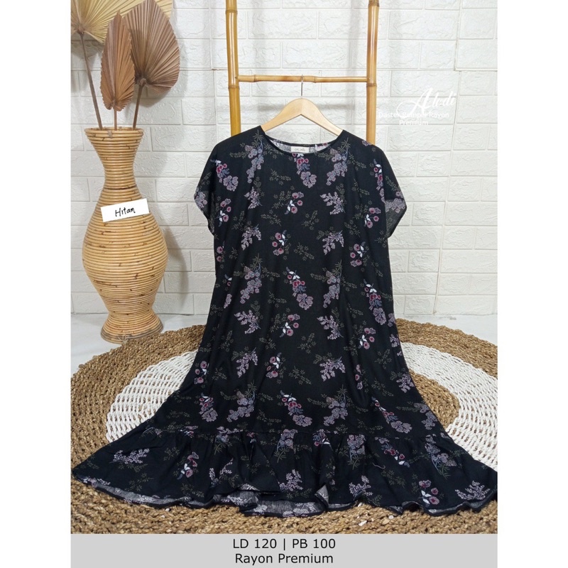 Daster Rayon Jumbo Ld 120cm Bahan Premium