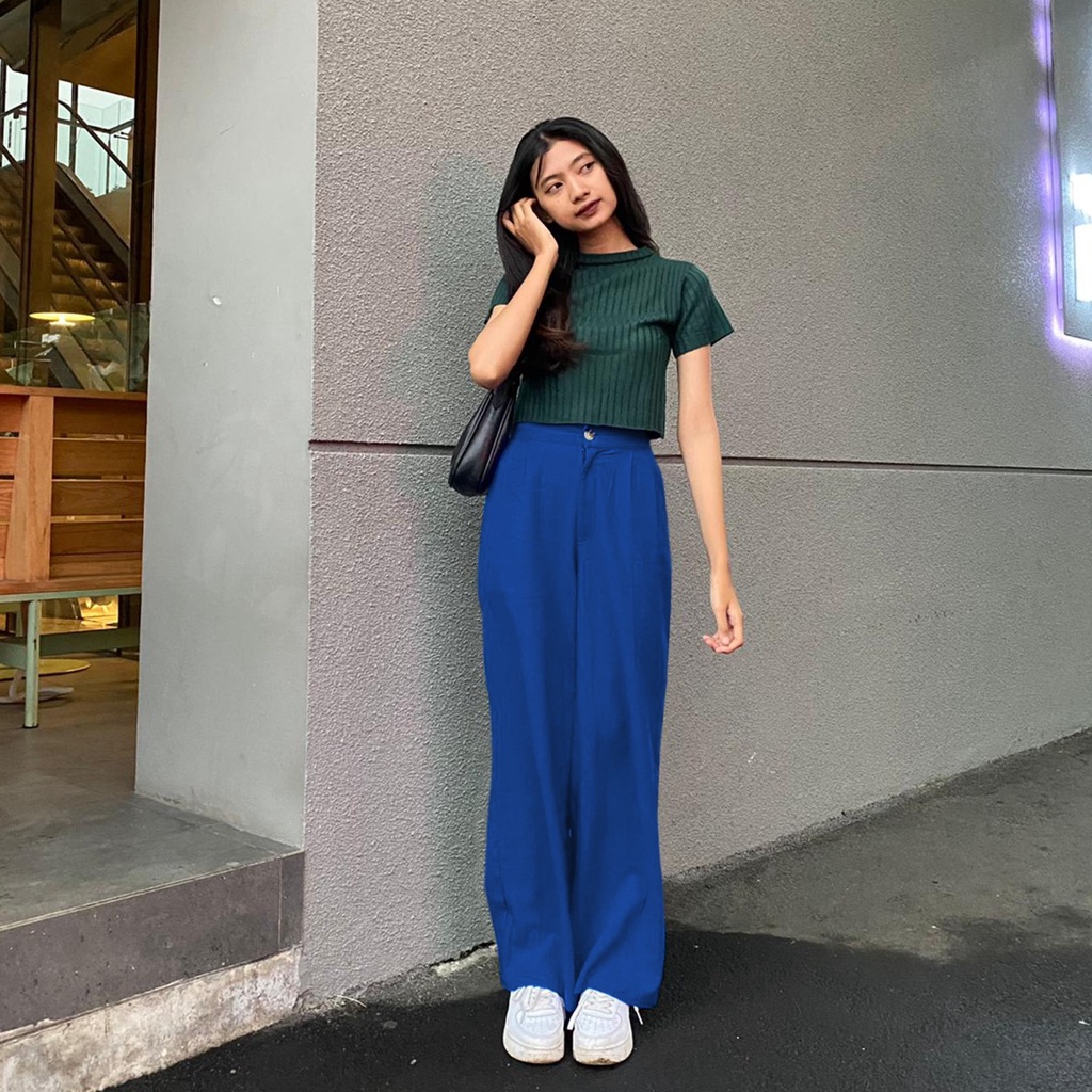 SARAH PANTS KULOT / CELANA KULOT WANITA / LEA STORE