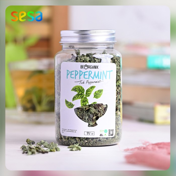 

BEORGANIK - PEPPERMINT TEA TEH - JAR 75GR