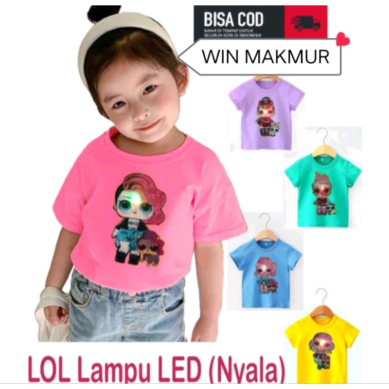 baju anak / baju anak led / baju anak cewek / baju anak lampu / atasan anak /atasan wanita