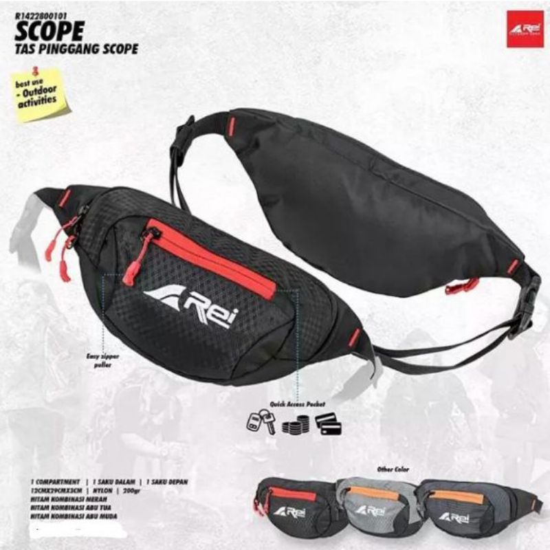 Tas Pinggang Waist Bag Arei Scope Original