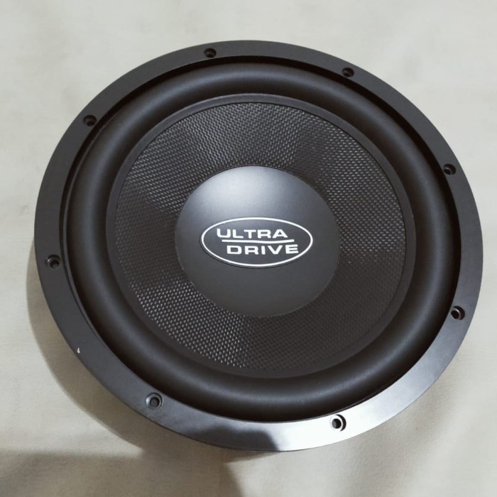 subwoofer audio mobil 12" inc inch ultra drive ud-12d4 double coil
