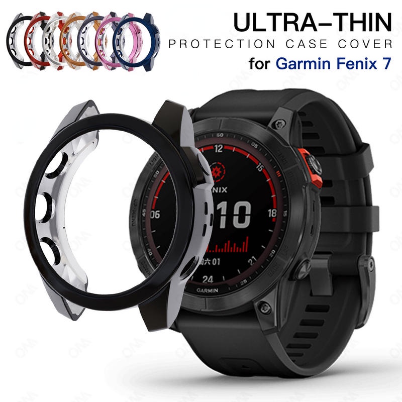 Soft Case Pelindung Smartwatch Garmin Fenix 5 5X 7 7S 7X Desain Hollow out Dengan Bumper 2022