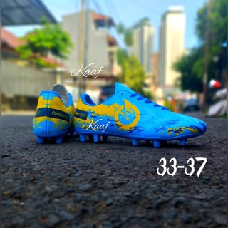 Sepatu Bola Anak Ortuseight Inferno Fg Blue Yellow l COD Sepatu bola Junior l Futsal Kids Ortus INFERNO FG Cyan Blue Original Brand Best Seller Termurah Terbaru