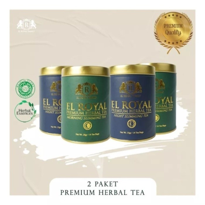 

PAKET EL ROYAL PREMIUM HERBAL TEA MORNING & NIGHT TEH HERBAL