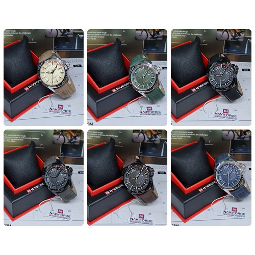 JAM TANGAN PRIA NAVIFORCE 8032 NF8032M NF8032 ORIGINAL FREE BOX