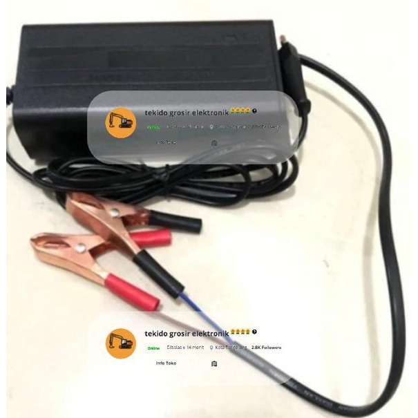 smart fast charger aki 5 ampere - cas aki 5A otomatis 5A 12V 12 volt