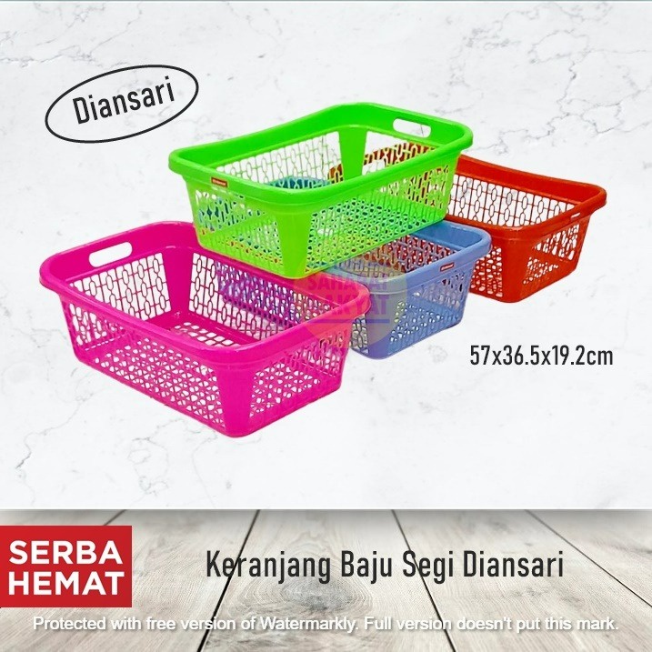 Kirim Instant/Sicepat Gokil/Shopee Express Keranjang Baju/Keranjang Laundry Segi Diansari