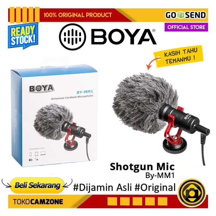 BOYA BY-MM1 Mini Cardioid Condenser Microphone