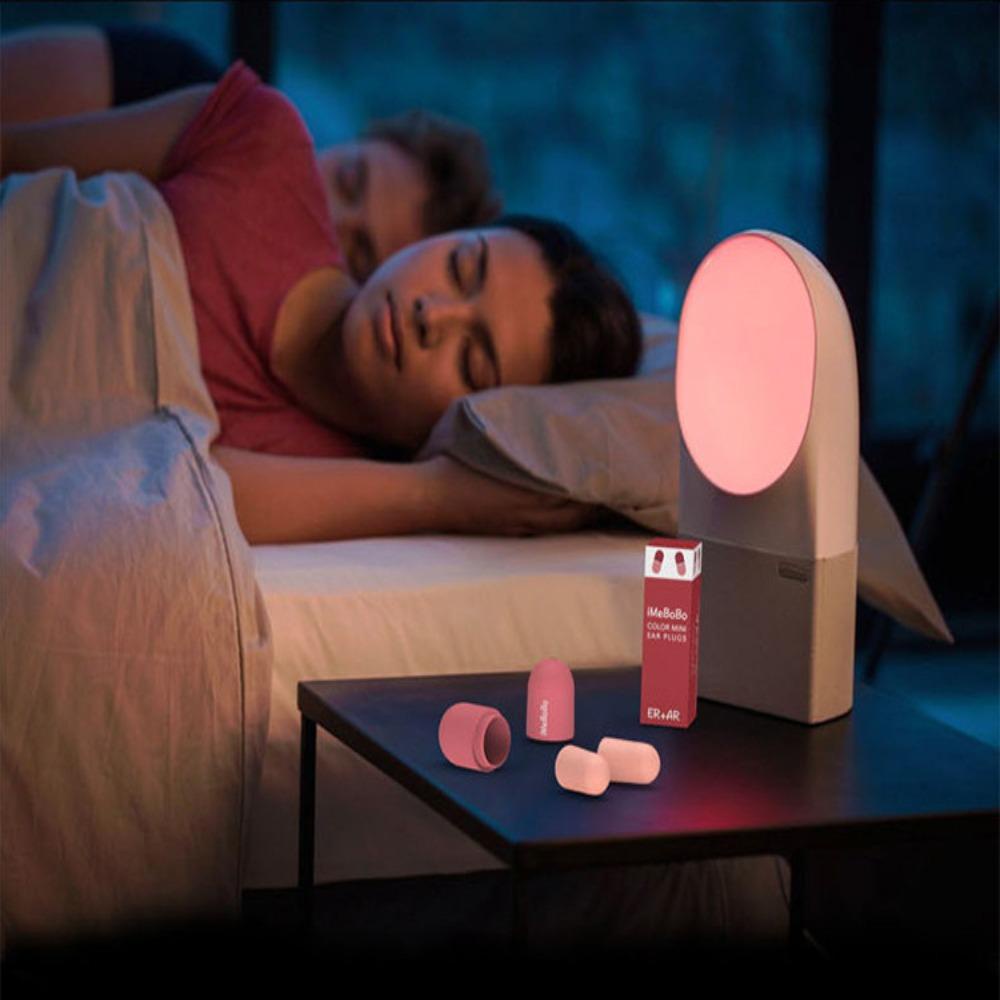 Populer 4pasang Penyumbat Telinga Anti Mendengkur Pekerja indoor Tidur Rebound Lambat Anti Bising