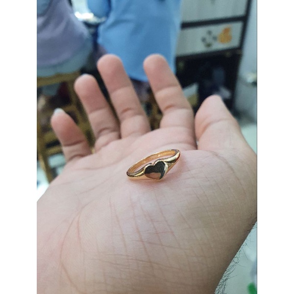 cincin love polos emas 700