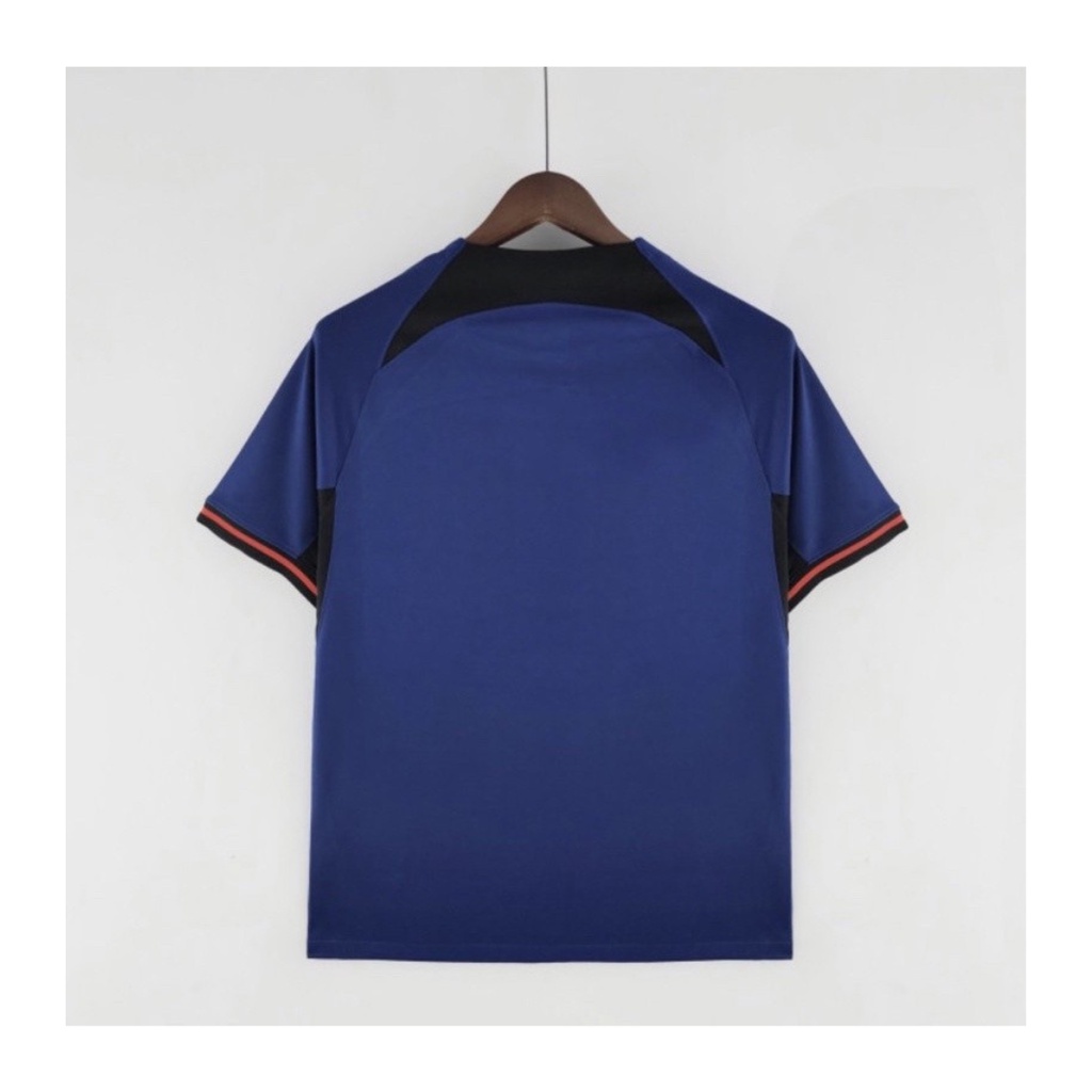 jersey pria belanda away kaos sepakbola piala dunia club baju futsal atasan grade ori wanita dewasa t-shirt seragam print custom jersy outfit klub olahraga kostum jarsey soccer pakaian oblong sport suit apparel polos