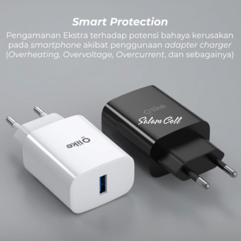 Charger Hp Type-C Olike C301 18W Speed Charging Kit Original Garansi Resmi