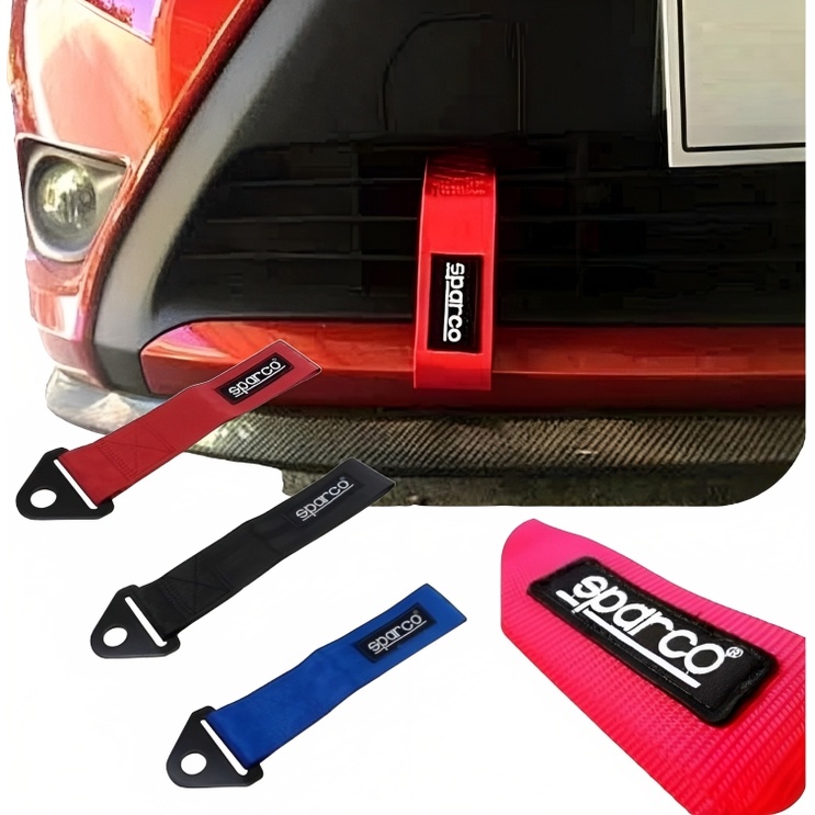 Towing Strap Mobil Universal JDM Style Racing Tali Kain Derek Mobil