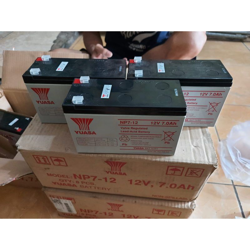 aki ups yuasa 12vol 7ah