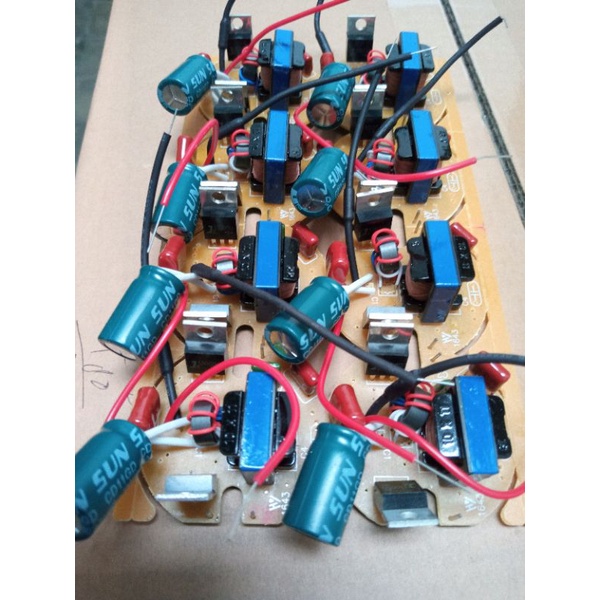 Mesin Helix/ Mesin Lampu Hemat Energi spiral helix/keong 35-42 watt BM elco 12uf Tr 13005