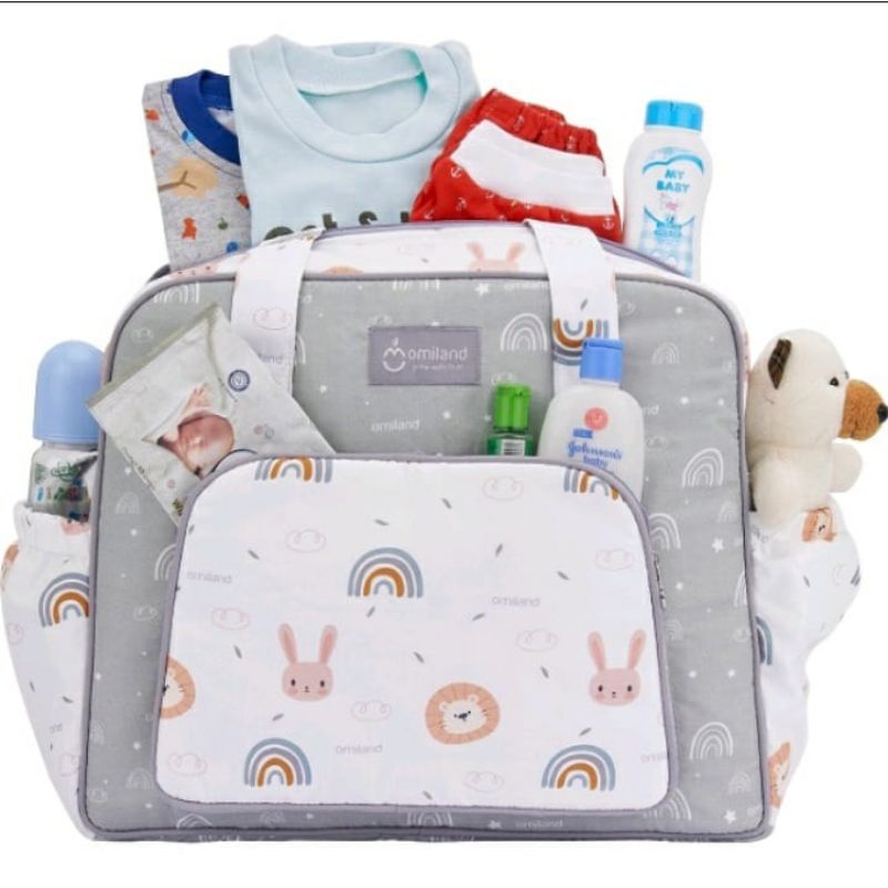 Omiland tas bayi rainbow series small/medium/big size