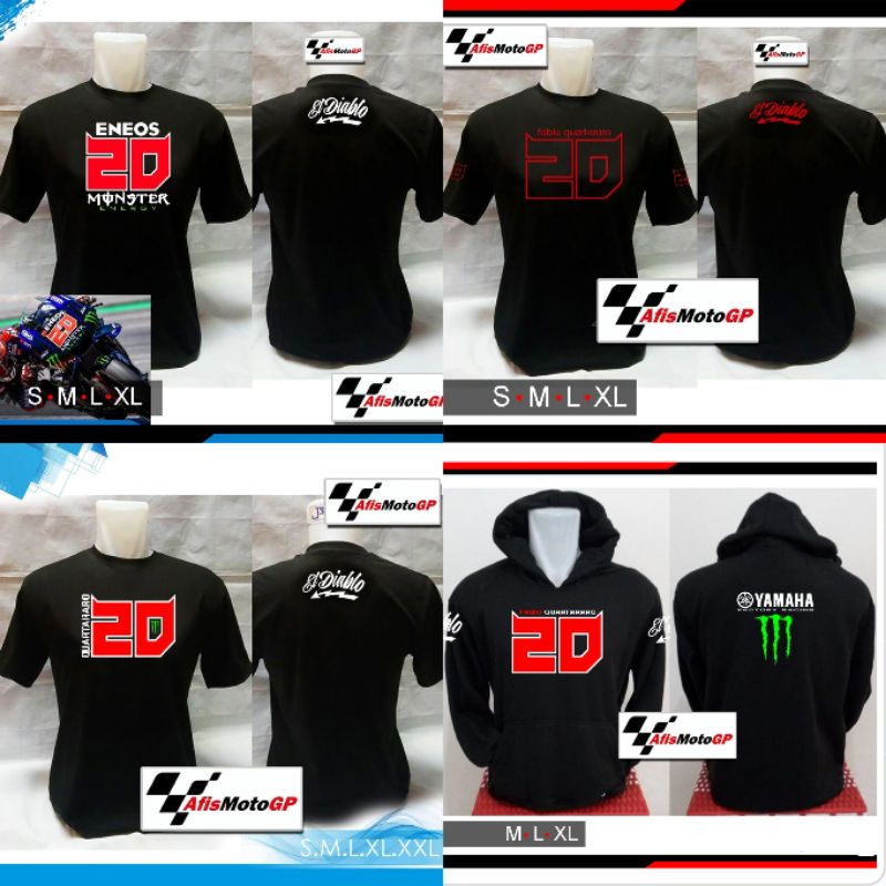 baju motogp kaos fabio quartararo 20
