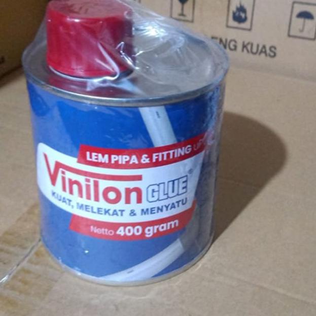 

LEM PIPA PVC VINILON GLUE 400 GRAM + KUAS